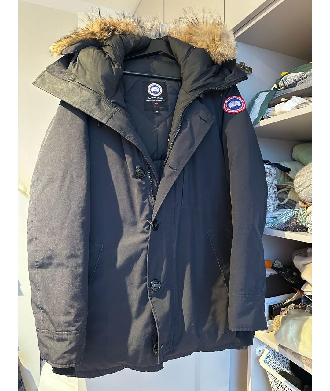 CANADA GOOSE Темно-синяя парка, фото 9