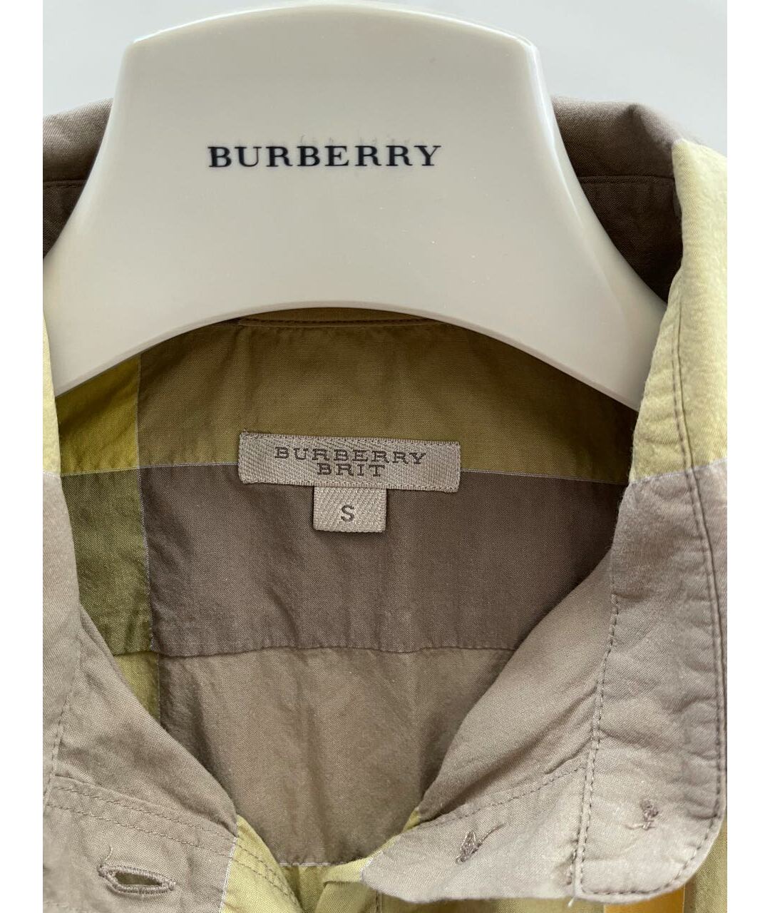 BURBERRY BRIT Мульти хлопковая рубашка, фото 3