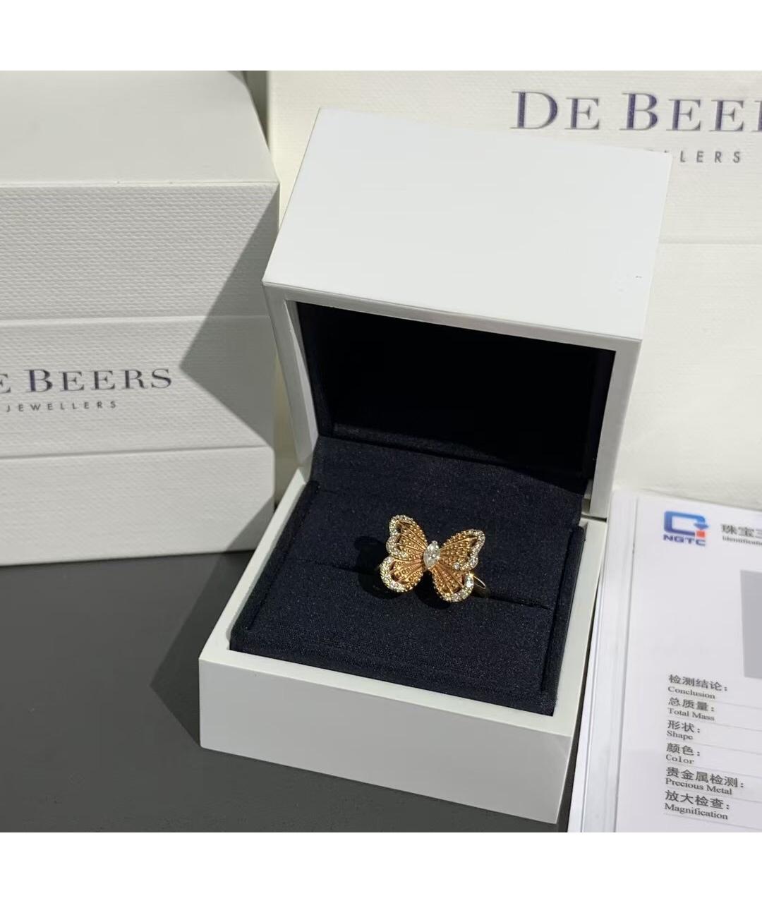 DE BEERS Золотое кольцо из розового золота, фото 2