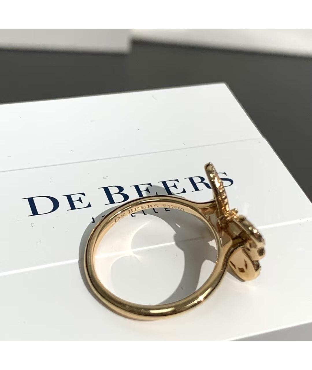 DE BEERS Золотое кольцо из розового золота, фото 7