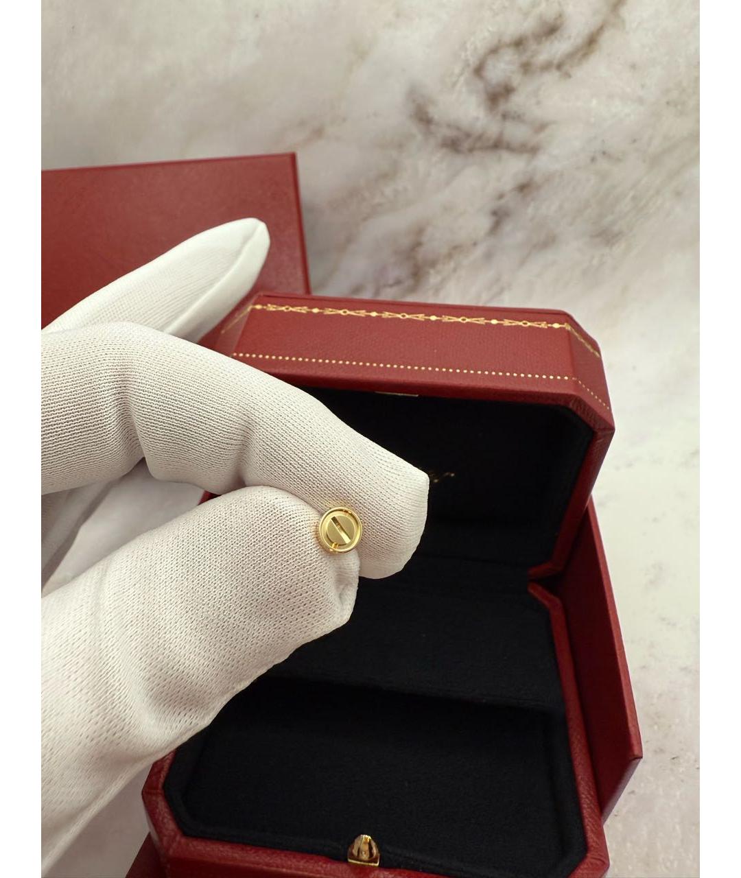 CARTIER Золотые серьги из желтого золота, фото 3