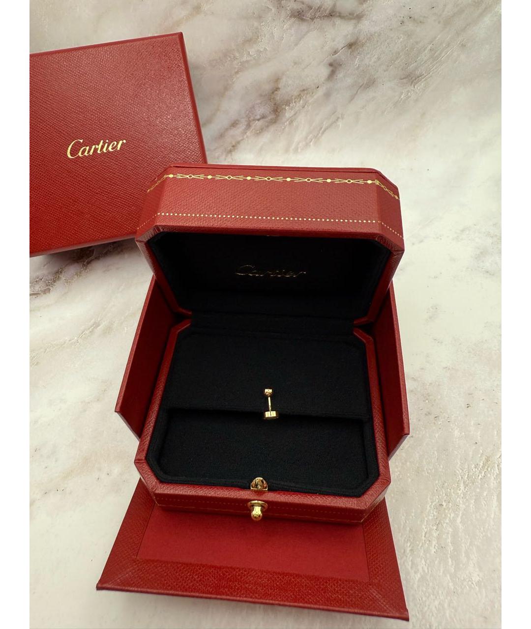 CARTIER Золотые серьги из желтого золота, фото 5