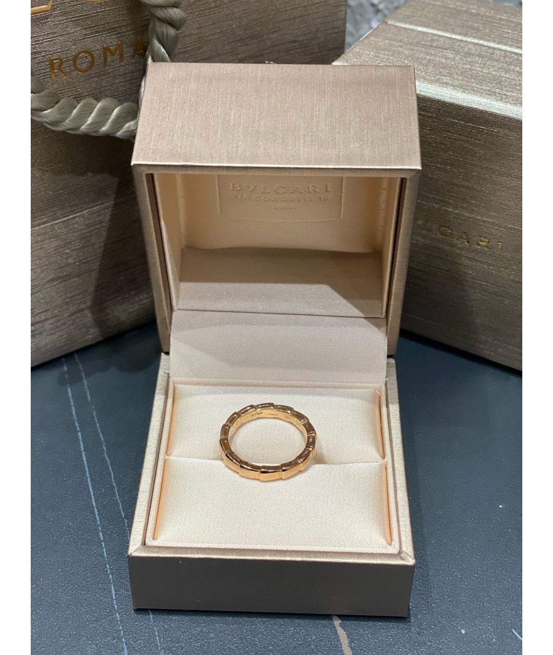 BVLGARI Розовое кольцо из розового золота, фото 5