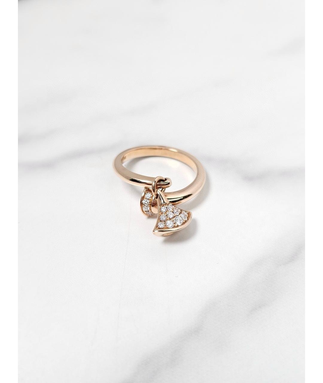 BVLGARI Розовое кольцо из розового золота, фото 2