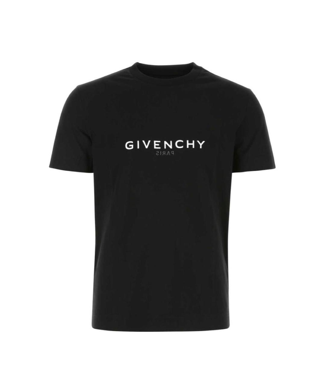 GIVENCHY Черная хлопковая футболка, фото 8