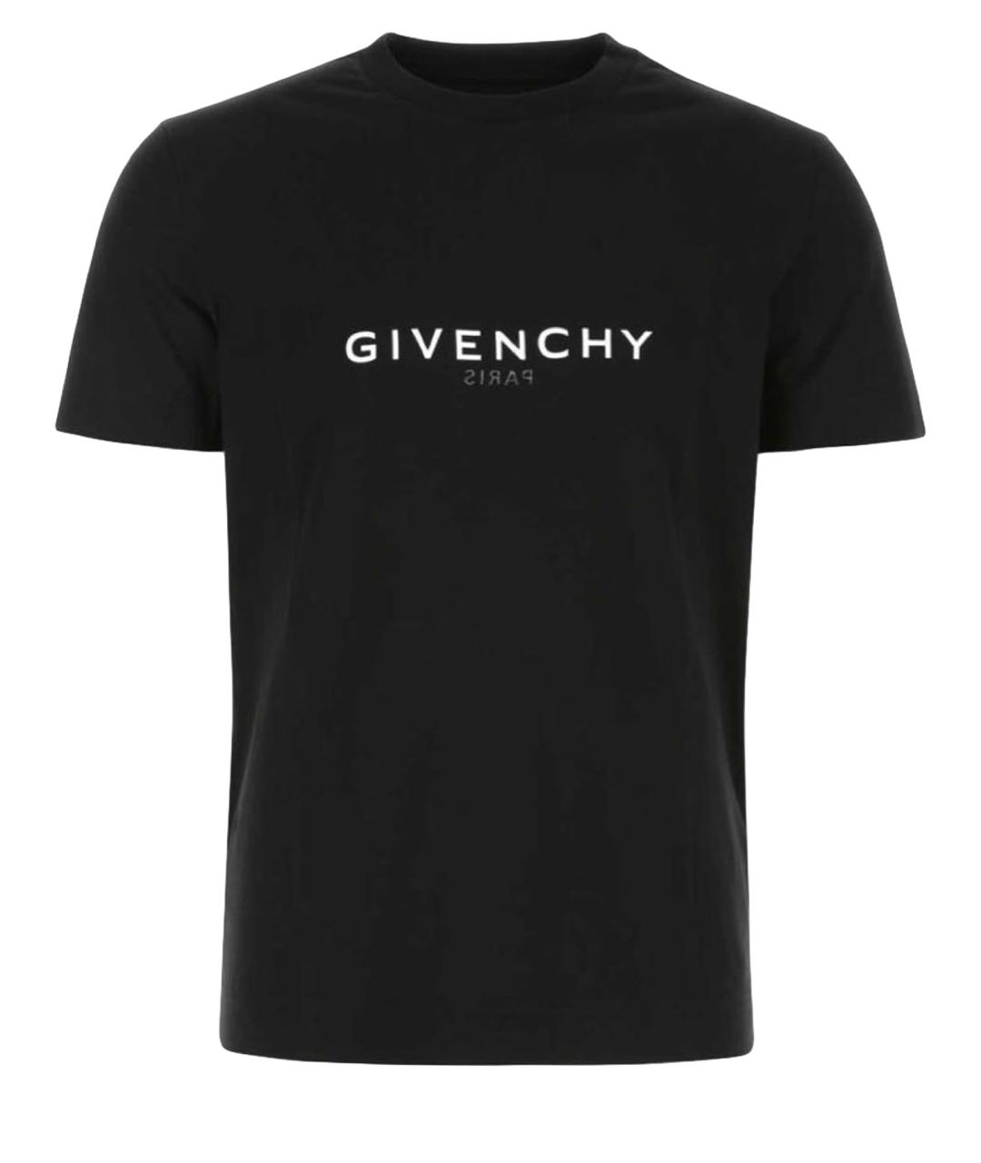 GIVENCHY Черная хлопковая футболка, фото 1