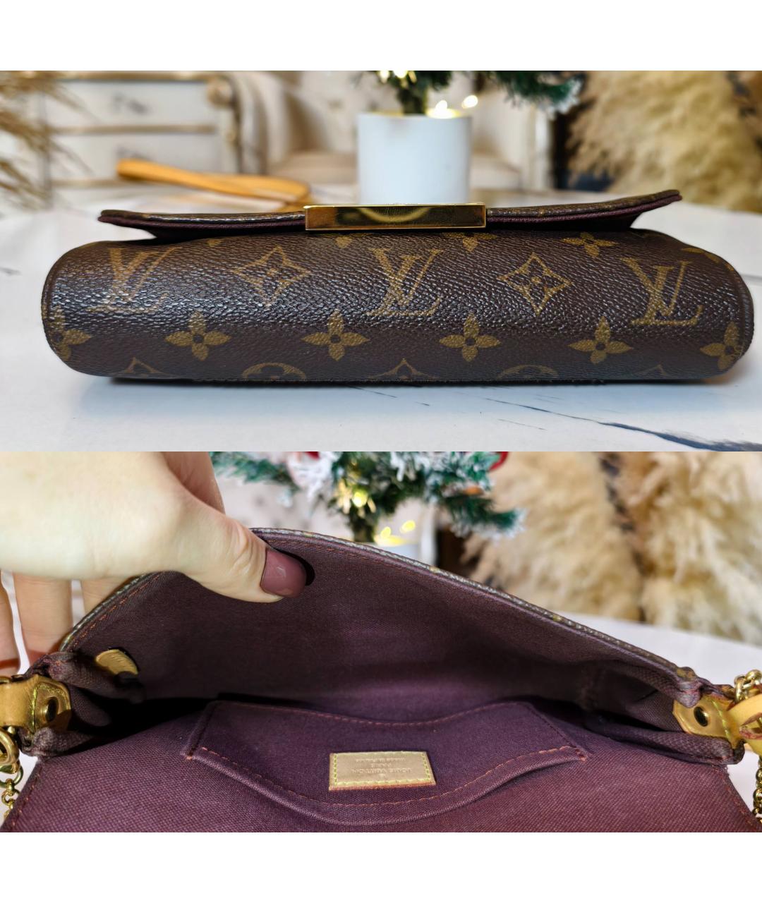 LOUIS VUITTON Коричневая сумка через плечо, фото 6