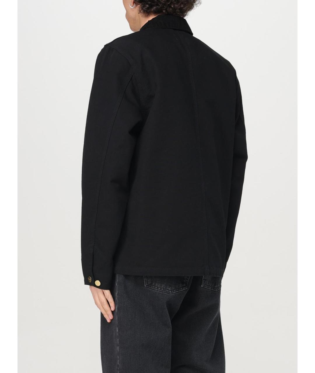 CARHARTT WIP Черная хлопковая куртка, фото 4