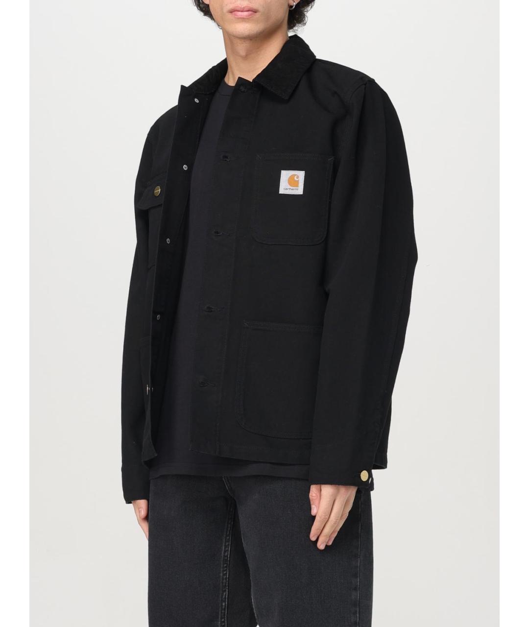 CARHARTT WIP Черная хлопковая куртка, фото 5