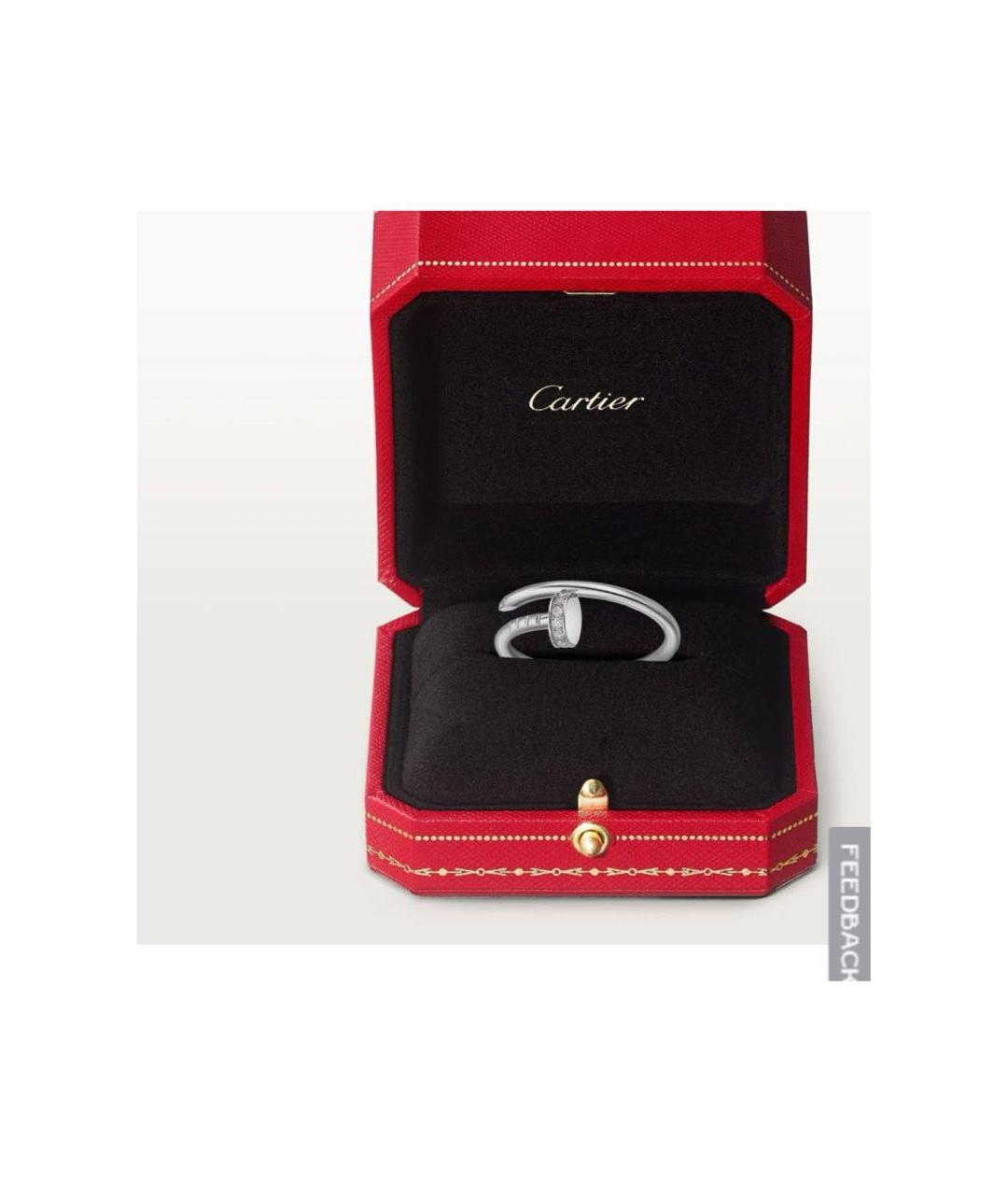 CARTIER Платиновое кольцо, фото 2