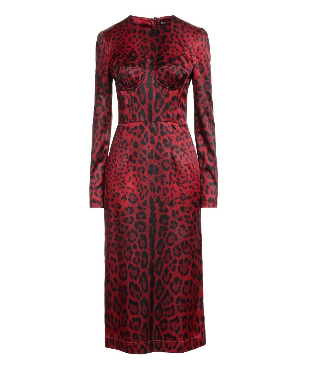 DOLCE&GABBANA Красное коктейльное платье, фото 1