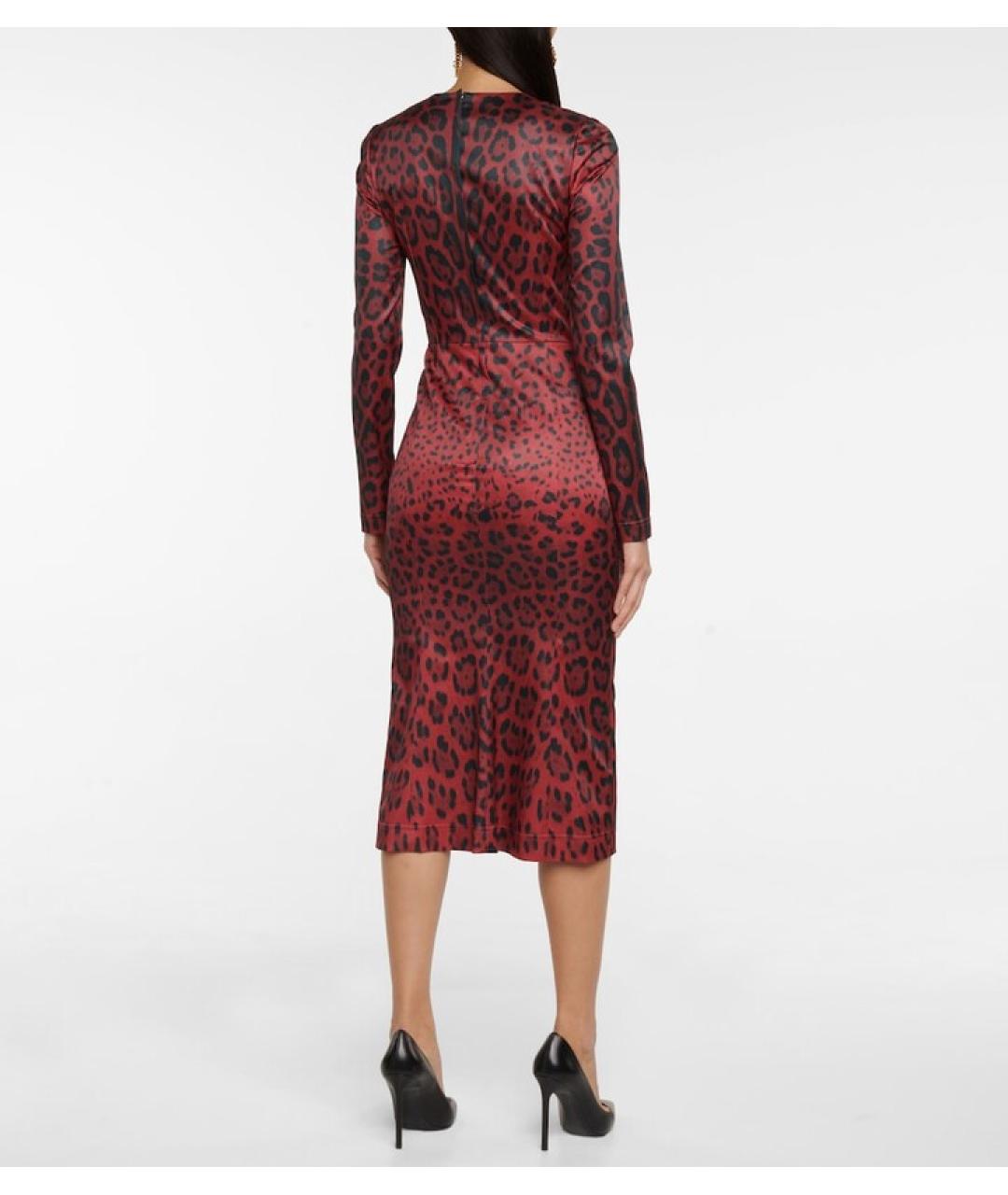 DOLCE&GABBANA Красное коктейльное платье, фото 3