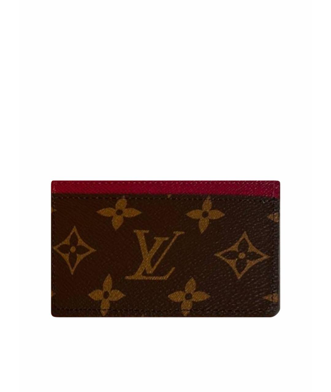 LOUIS VUITTON Коричневая визитница, фото 1