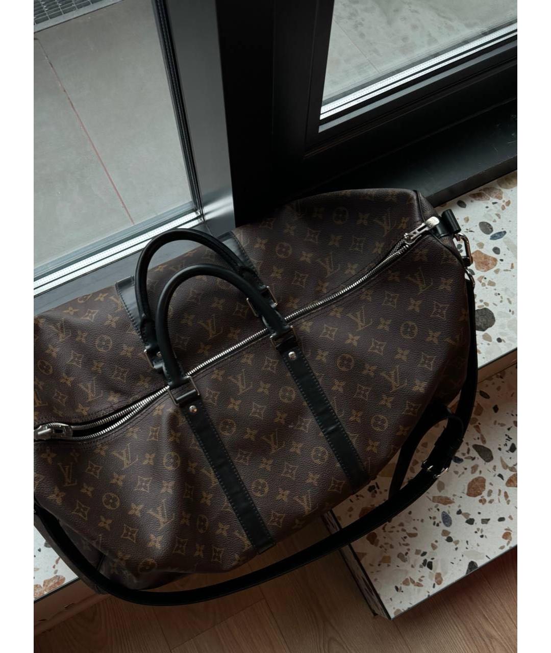 LOUIS VUITTON Коричневая дорожная/спортивная сумка, фото 2