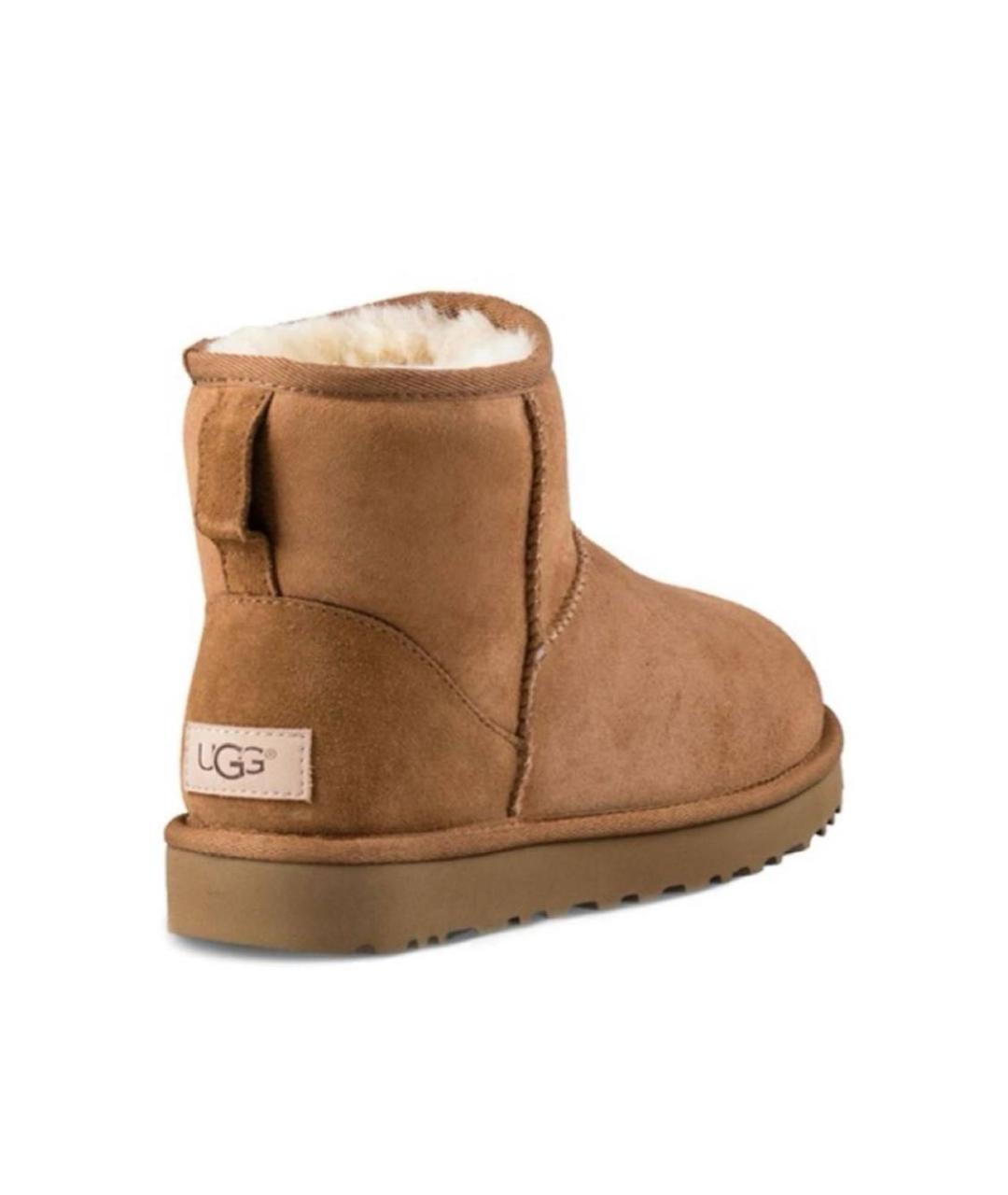 UGG AUSTRALIA Бежевые замшевые ботинки, фото 2