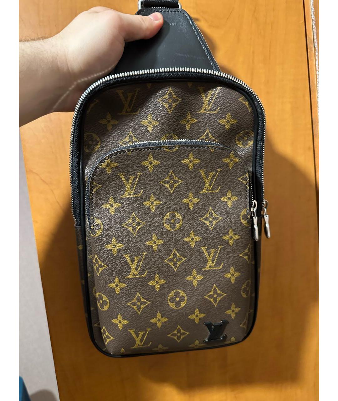 LOUIS VUITTON Коричневая барсетка, фото 2