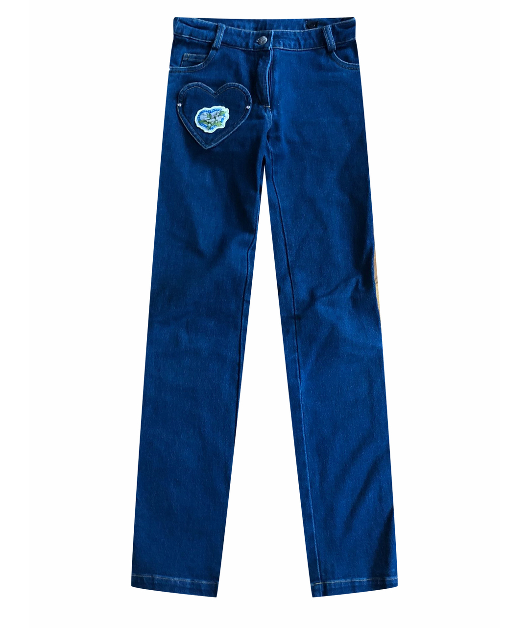 CHRISTIAN DIOR PRE-OWNED Синие хлопковые детские джинсы, фото 1