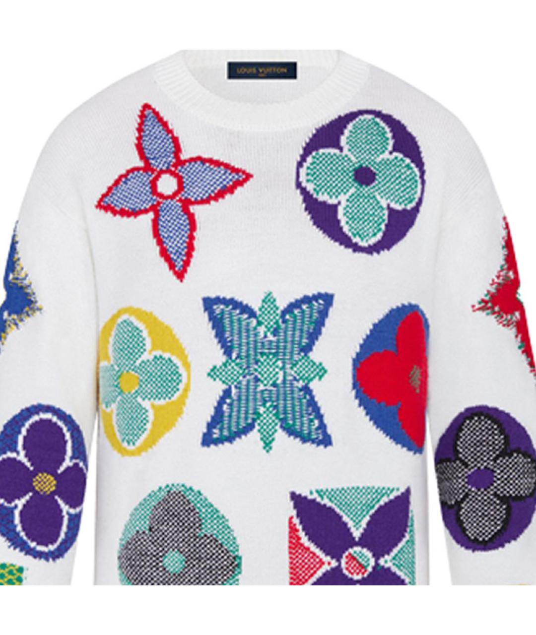 LOUIS VUITTON Белый джемпер / свитер, фото 5