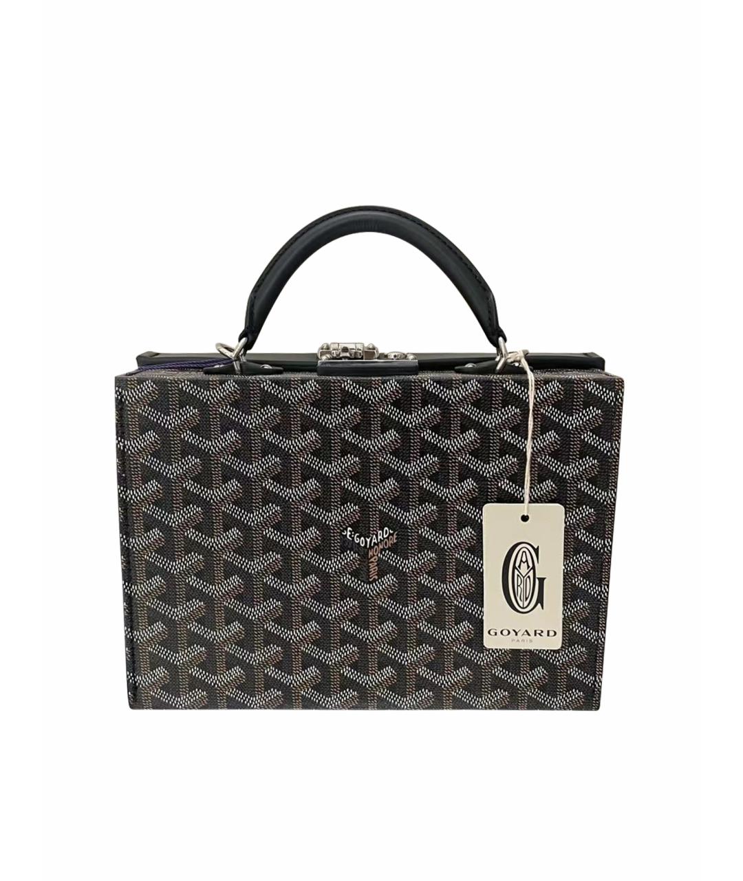 GOYARD Коричневая кожаная сумка через плечо, фото 1