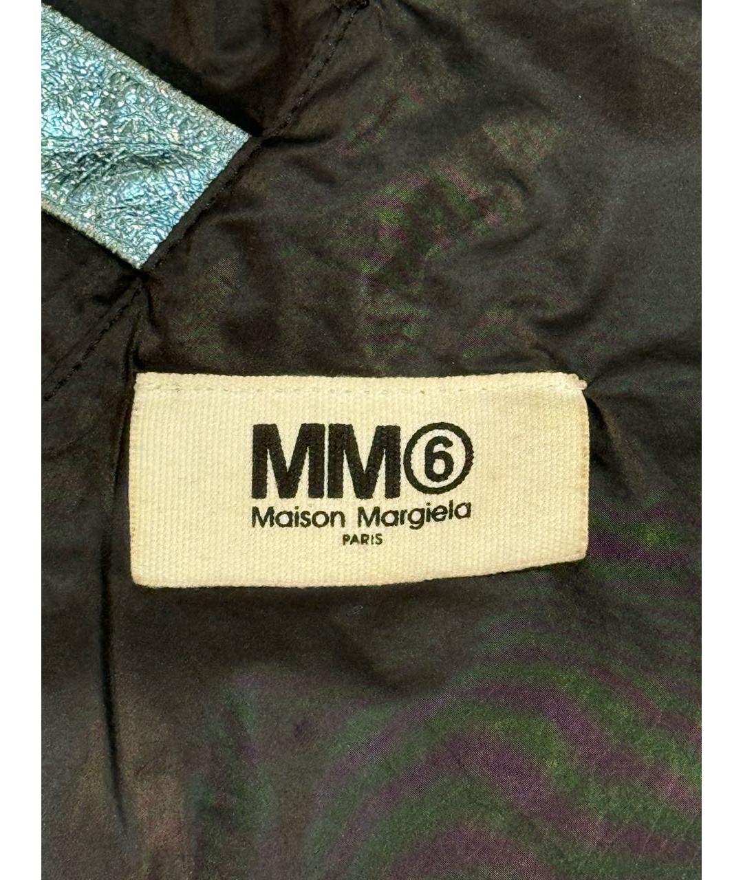 MM6 MAISON MARGIELA Голубая сумка тоут, фото 7