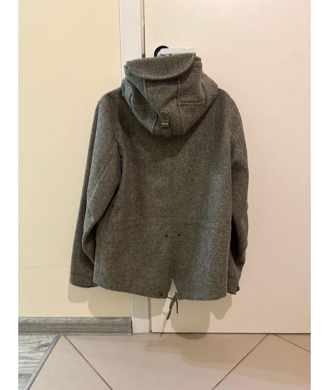 CP COMPANY Хаки шерстяное пальто, фото 2