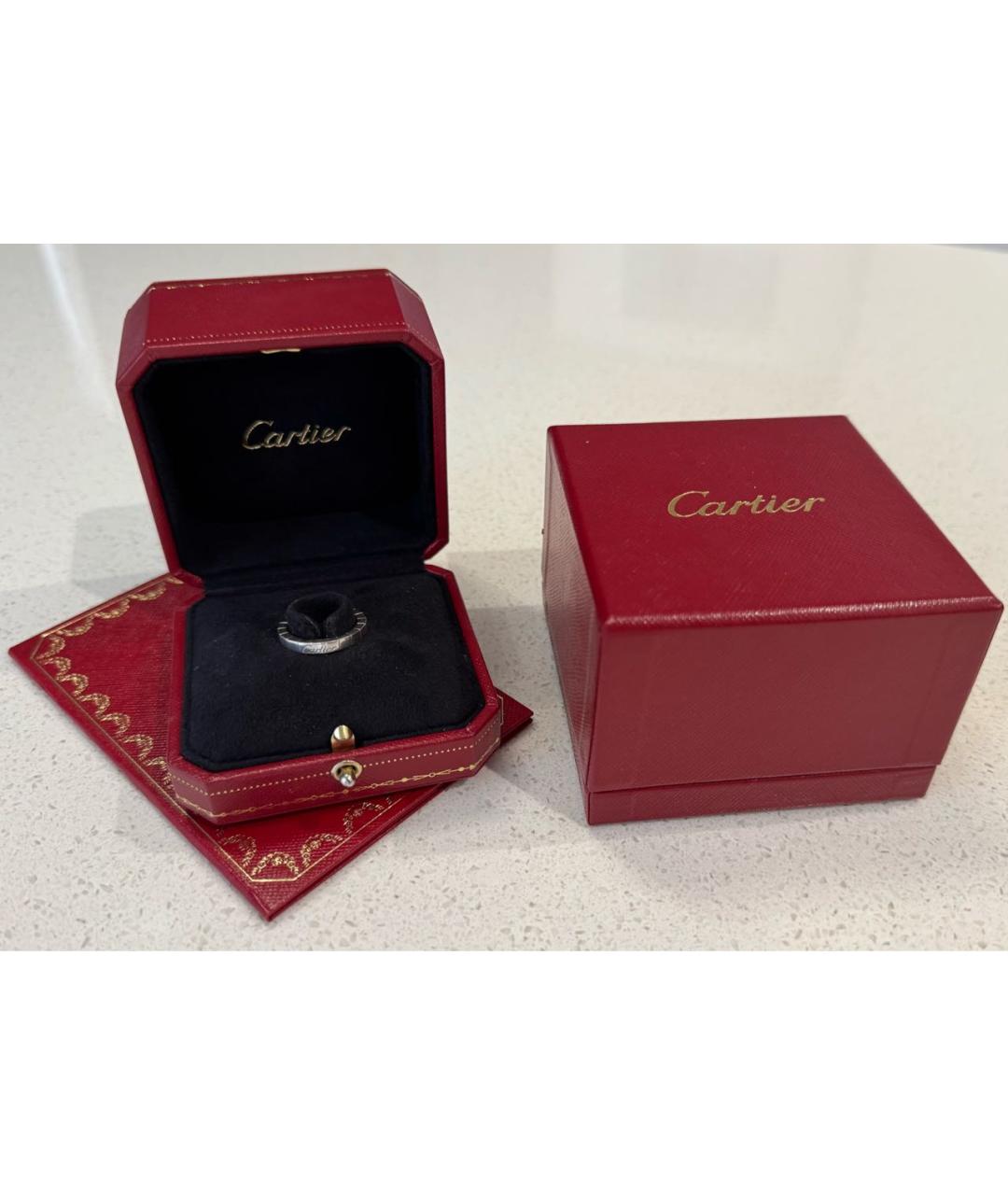 CARTIER Серебряное кольцо из белого золота, фото 5