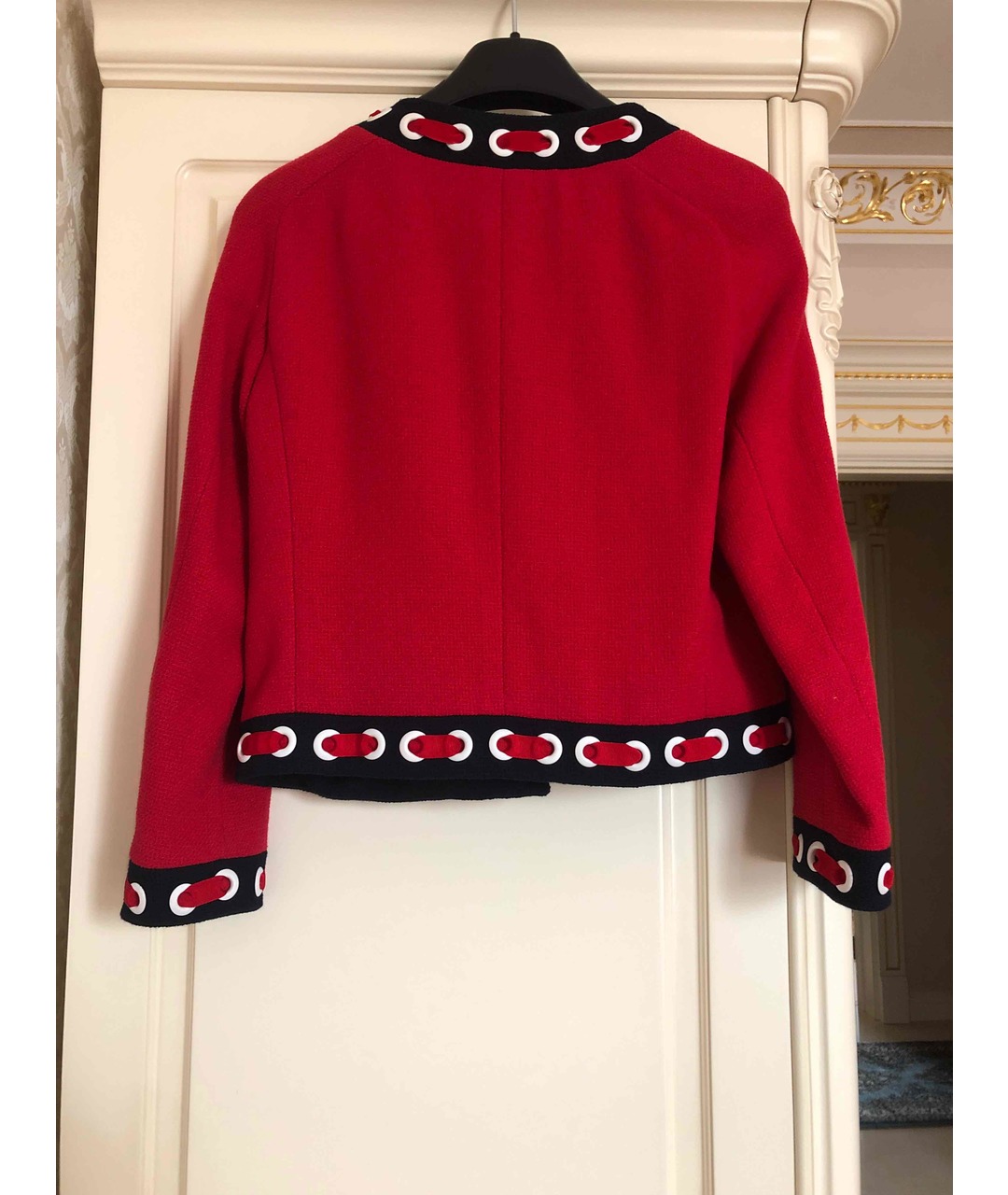 MOSCHINO Красный хлопковый жакет/пиджак, фото 2