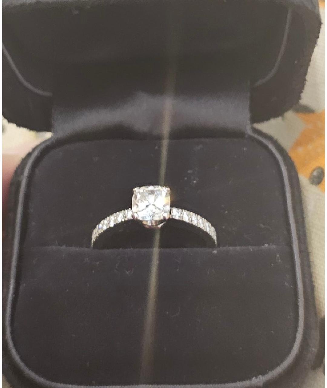 TIFFANY&CO Серое платиновое кольцо, фото 6