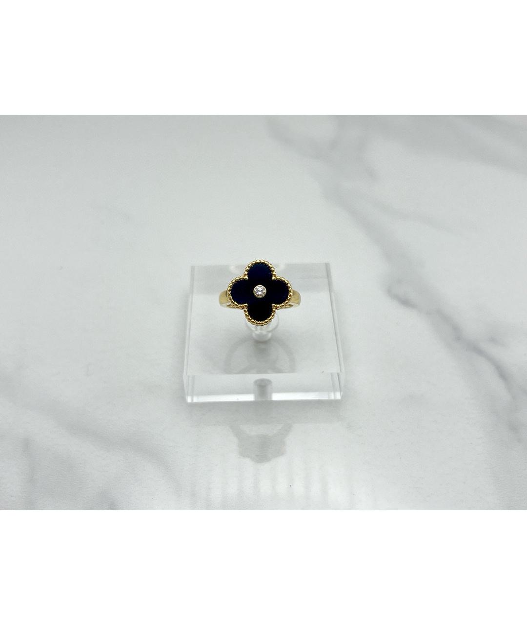 VAN CLEEF & ARPELS Черное кольцо из желтого золота, фото 3