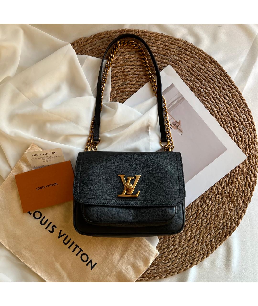 LOUIS VUITTON Черная сумка через плечо, фото 6