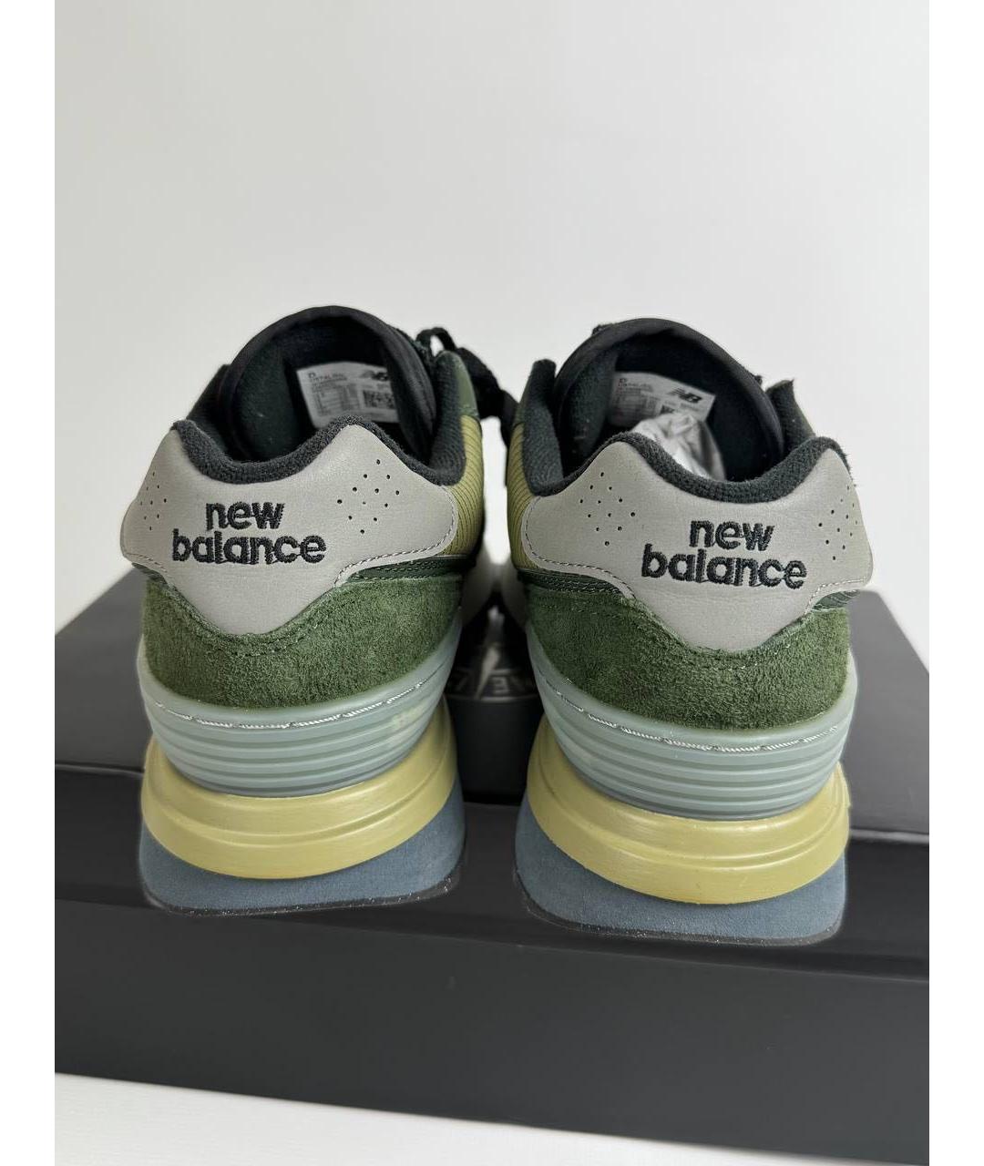 NEW BALANCE Зеленые низкие кроссовки / кеды, фото 8