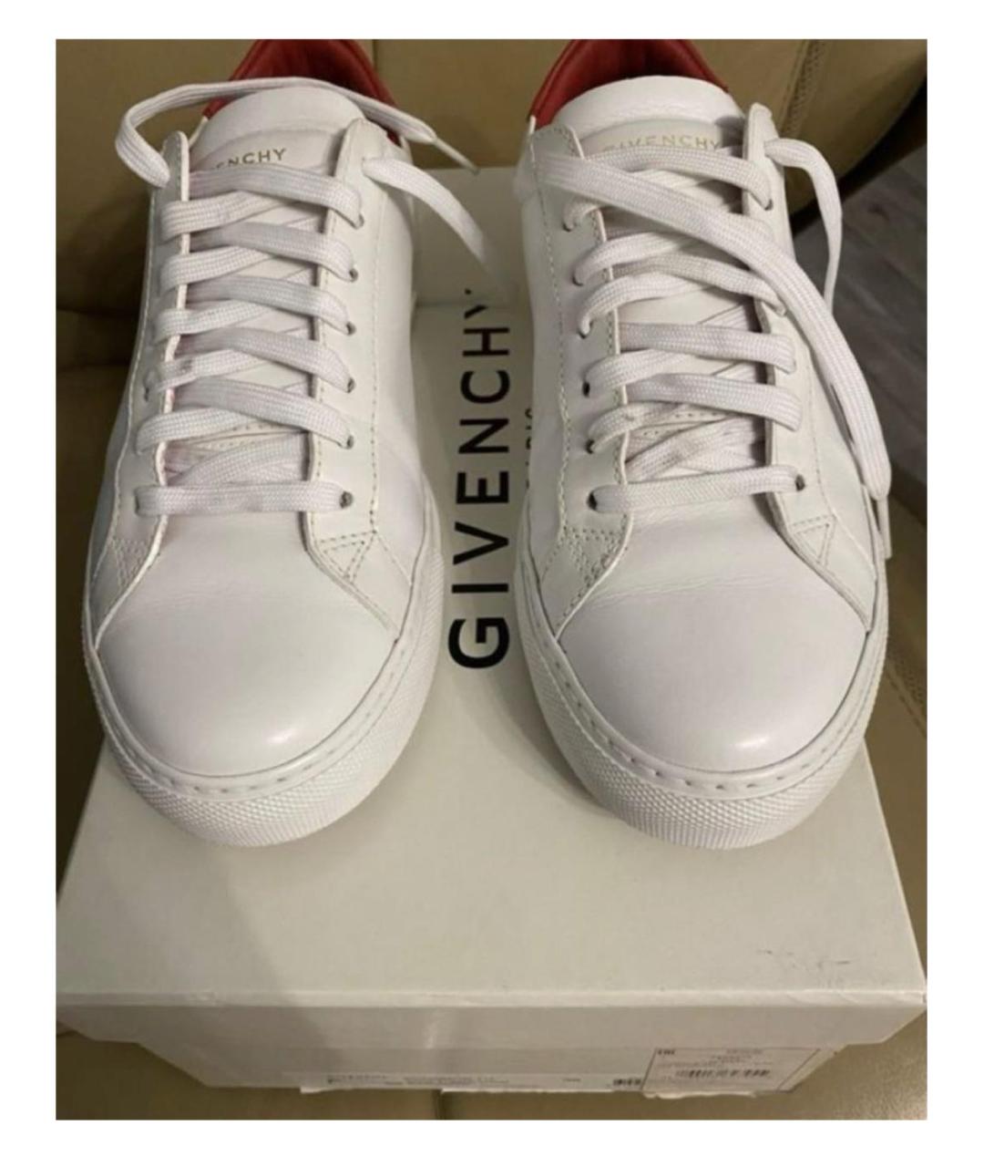 GIVENCHY Белые кожаные кроссовки, фото 3