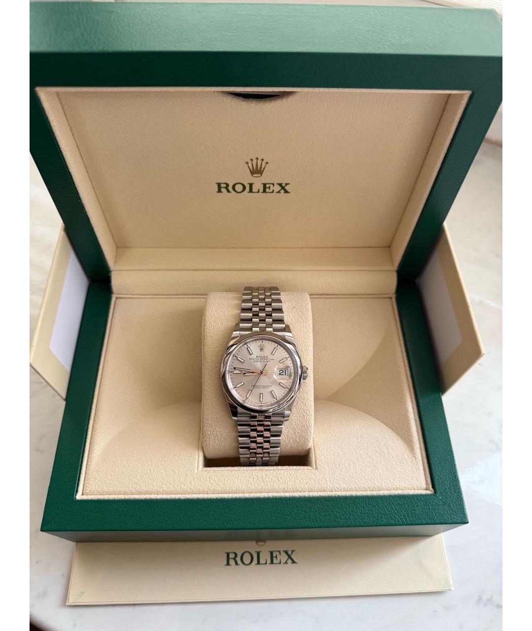 ROLEX Серебряные часы, фото 3