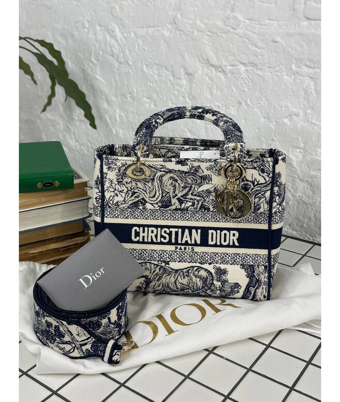 CHRISTIAN DIOR Мульти тканевая сумка с короткими ручками, фото 8