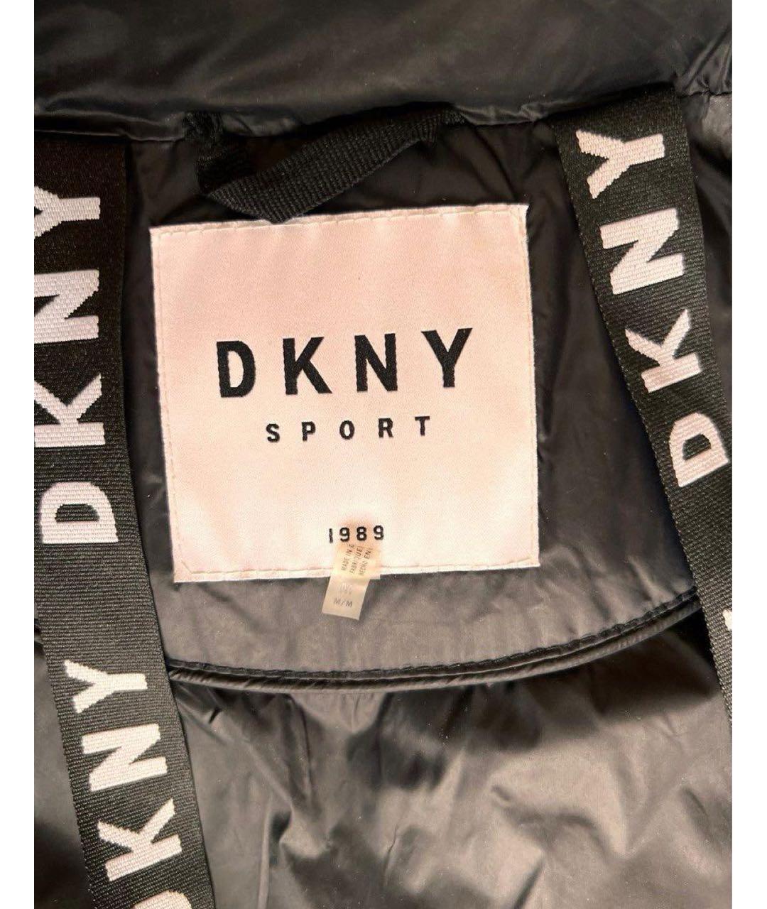 DKNY Черный пуховик, фото 3