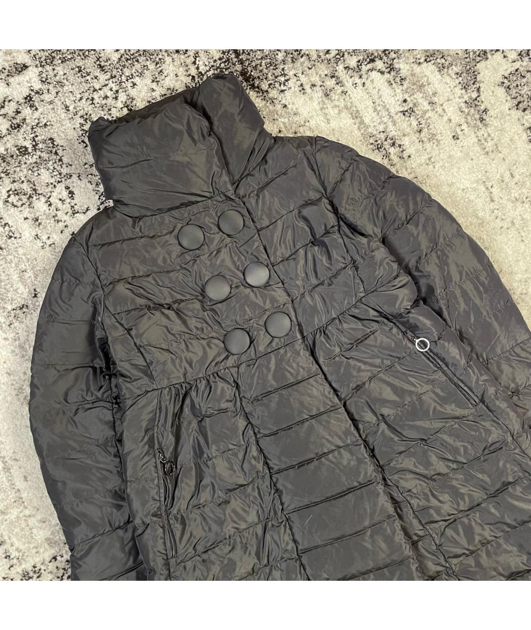 MONCLER Антрацитовый пуховик, фото 2