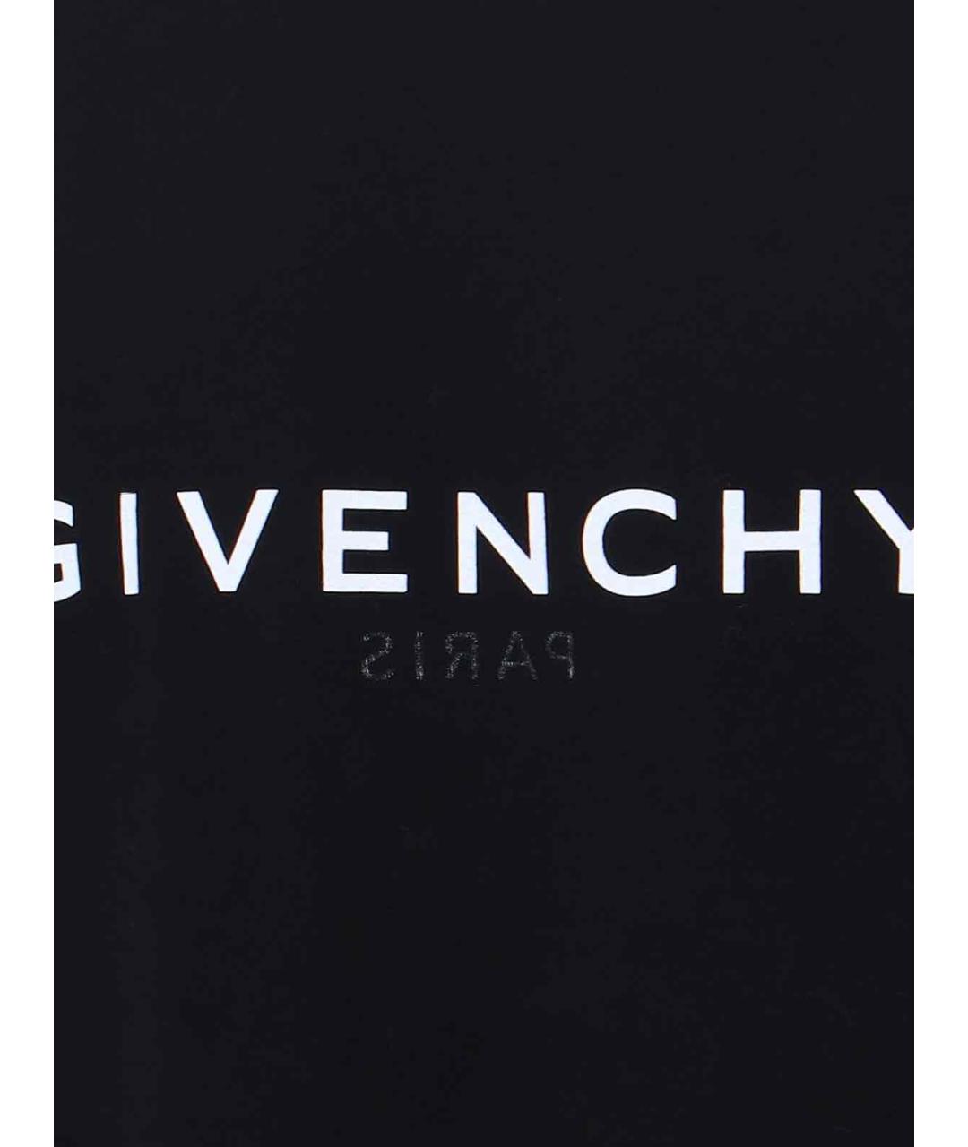 GIVENCHY Черная хлопковая футболка, фото 3