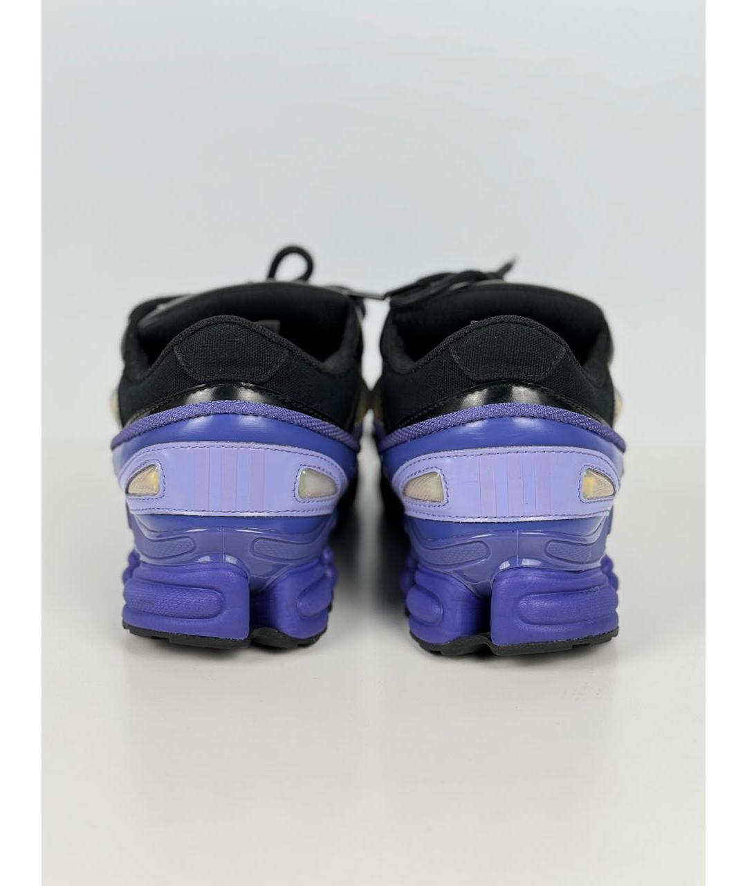 ADIDAS X RAF SIMONS Фиолетовые текстильные низкие кроссовки / кеды, фото 2