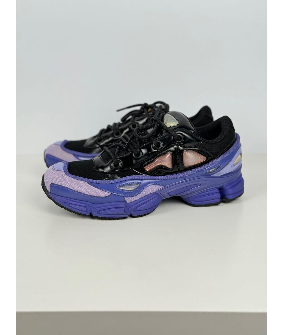 ADIDAS X RAF SIMONS Фиолетовые текстильные низкие кроссовки / кеды, фото 9