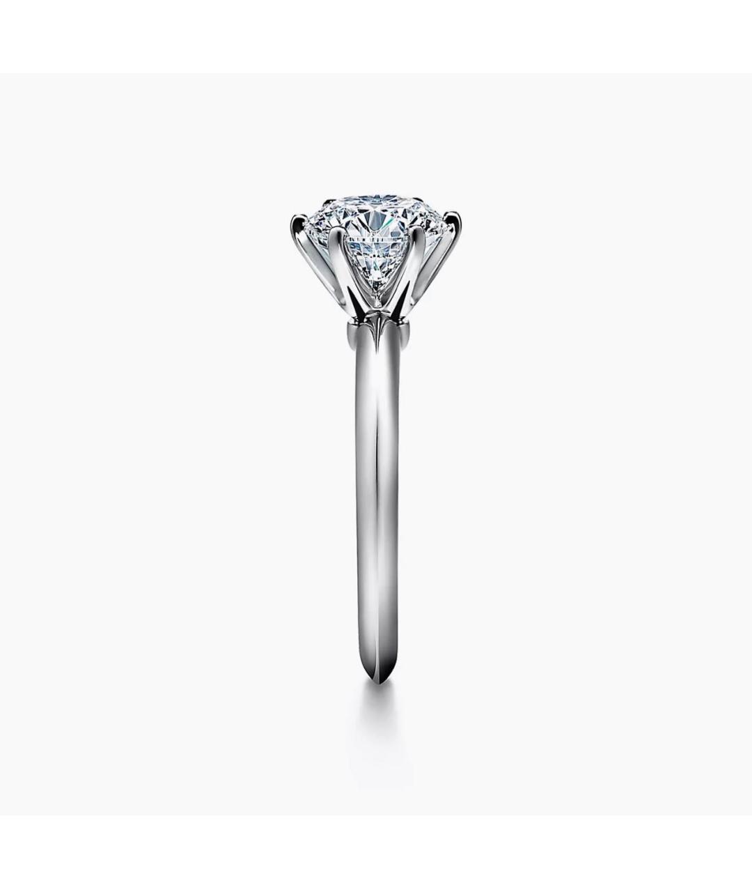 TIFFANY&CO Серебряное платиновое кольцо, фото 2