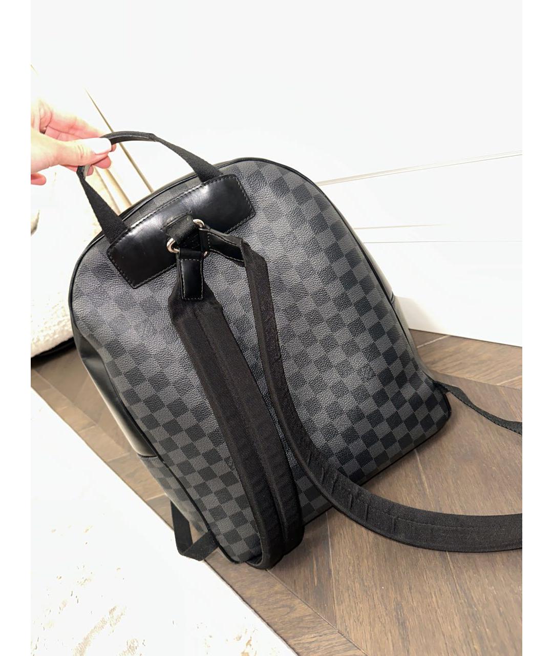 LOUIS VUITTON Черный рюкзак, фото 4