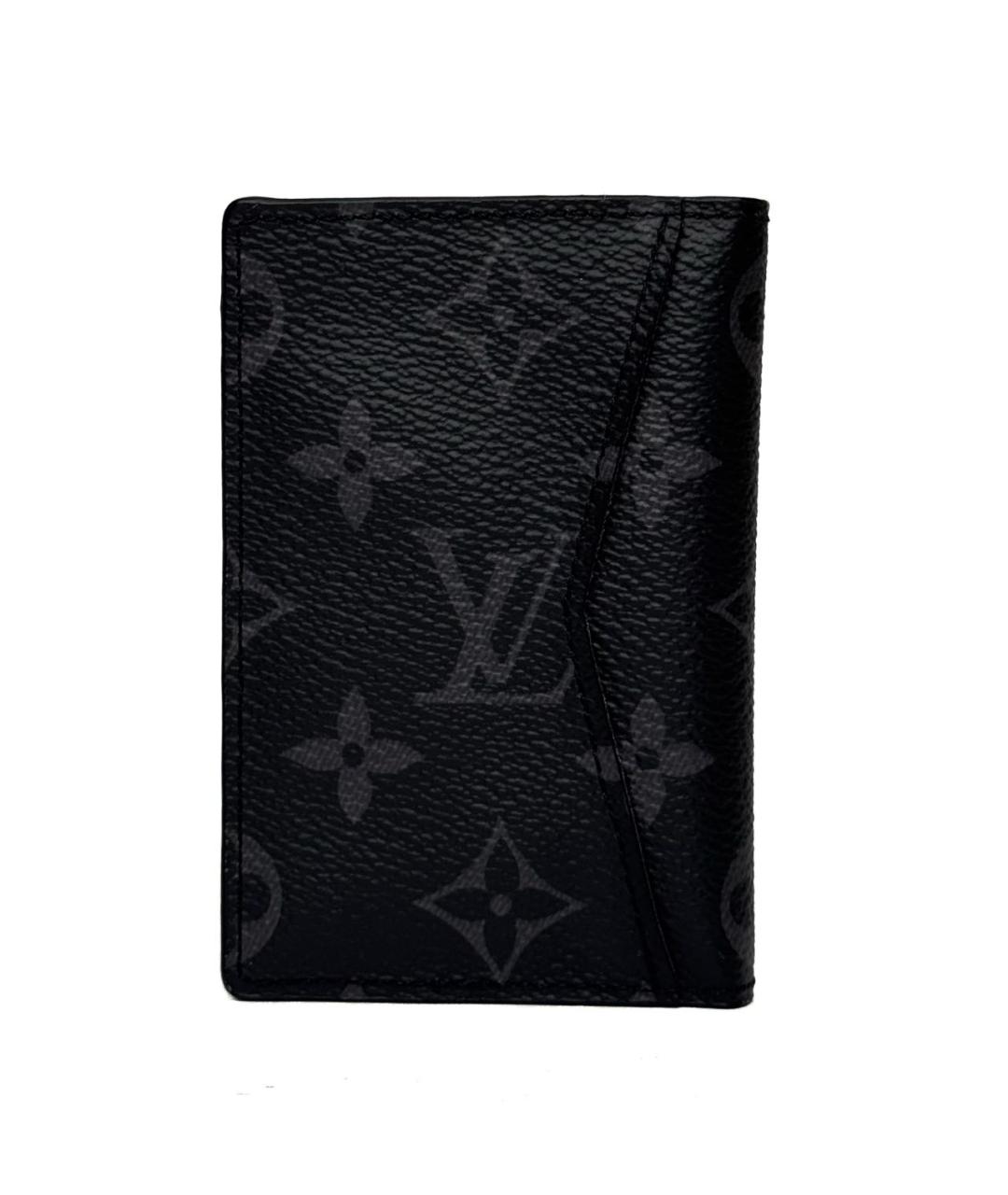 LOUIS VUITTON Темно-синий кожаный кардхолдер, фото 2