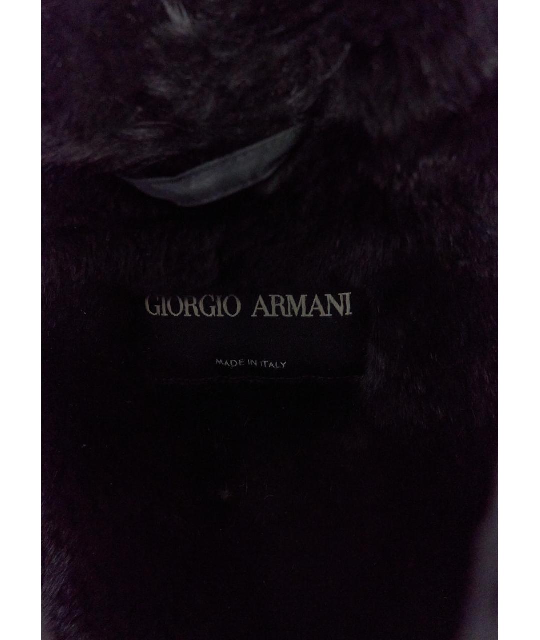 GIORGIO ARMANI Черное кашемировое пальто, фото 3