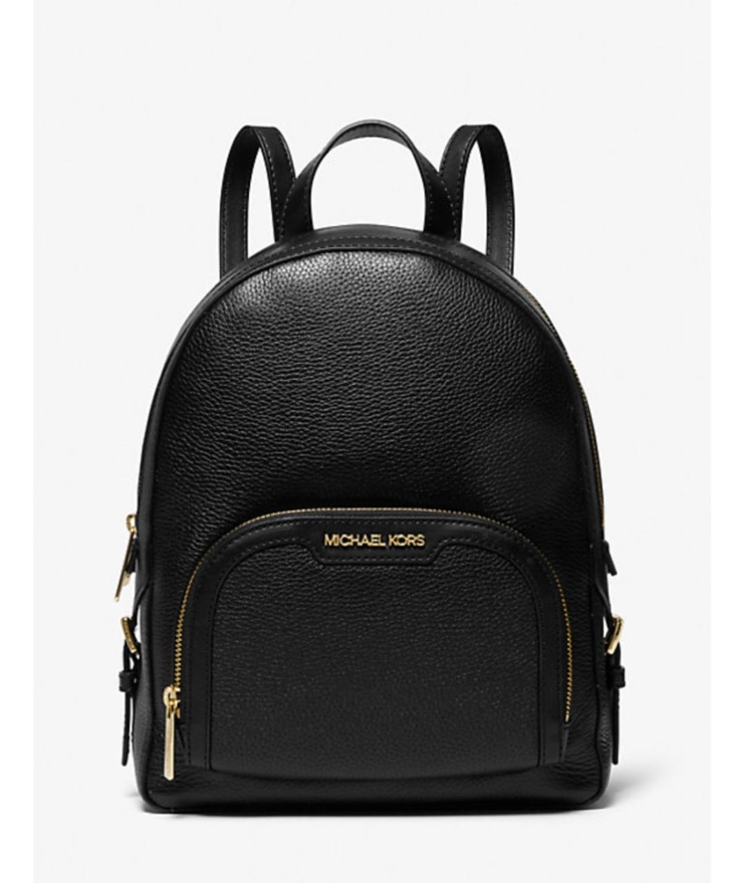 MICHAEL KORS Черный кожаный рюкзак, фото 10