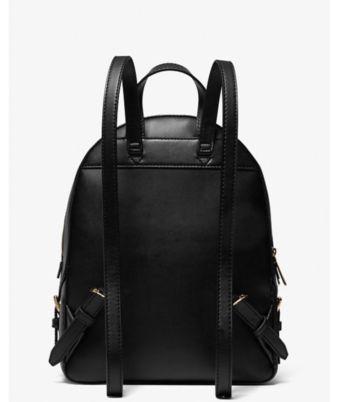 MICHAEL KORS Черный кожаный рюкзак, фото 3