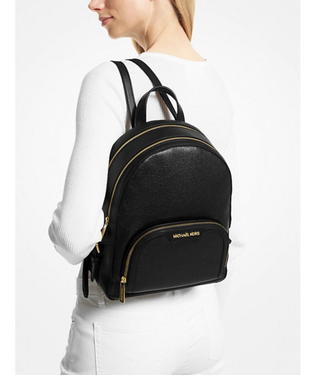 MICHAEL KORS Черный кожаный рюкзак, фото 8
