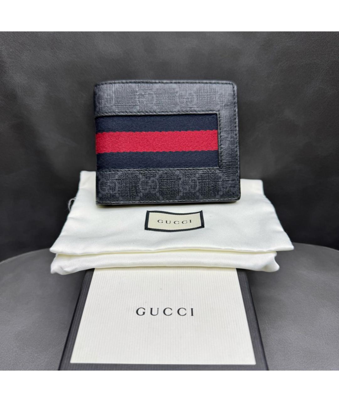 GUCCI Черный кошелек, фото 7