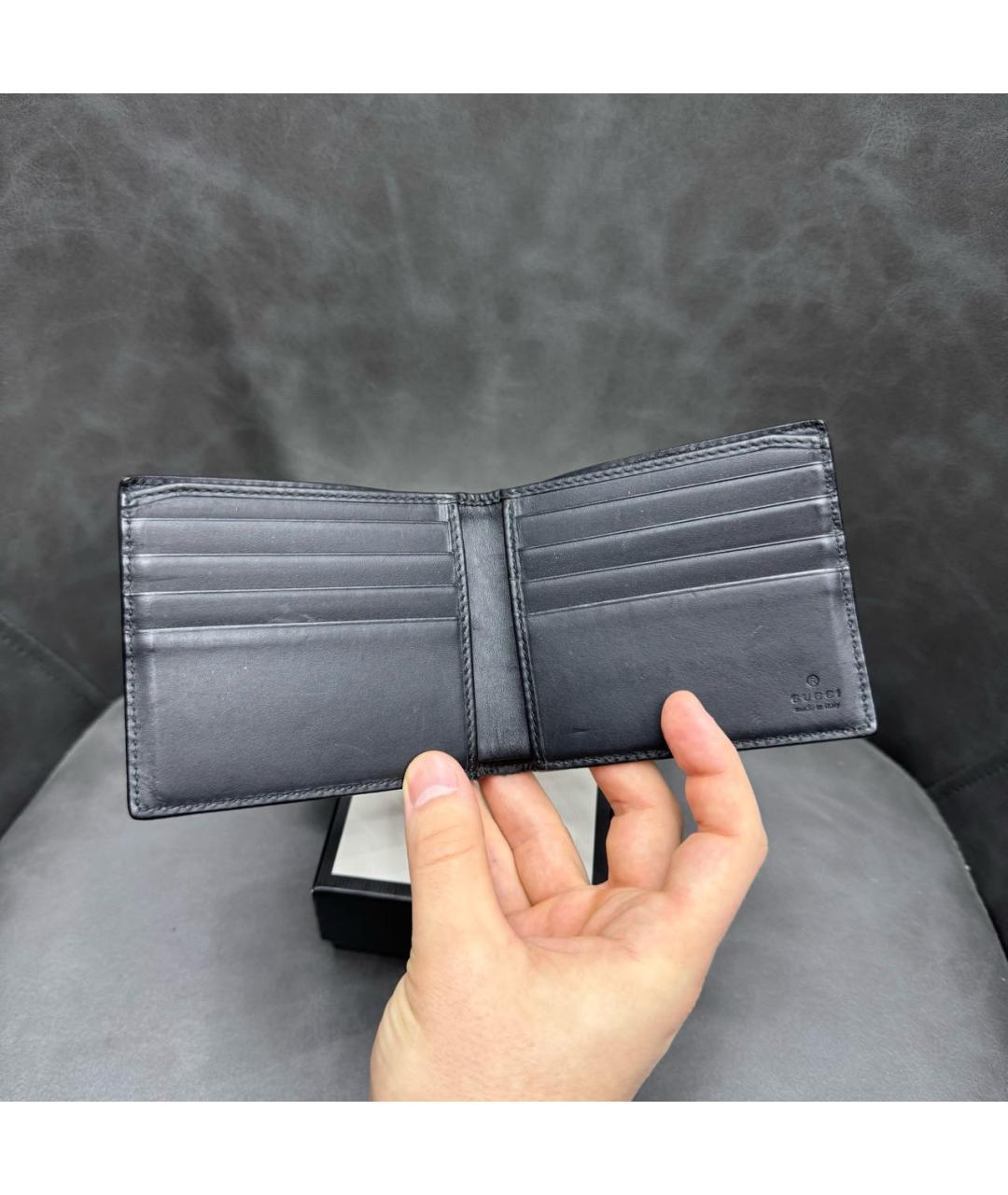 GUCCI Черный кошелек, фото 6