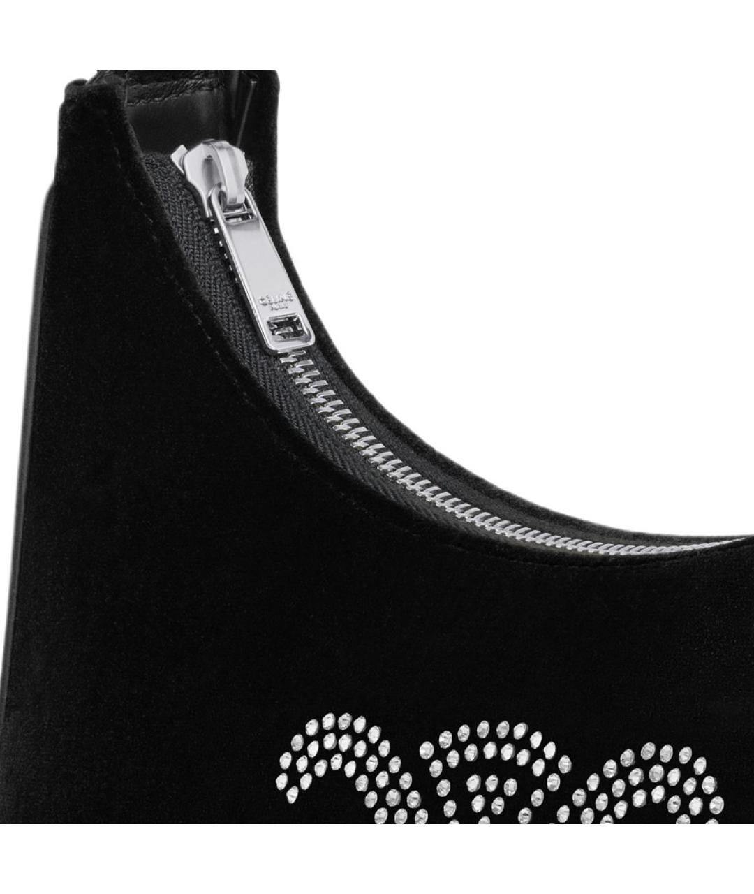 CELINE Черная сумка через плечо, фото 5