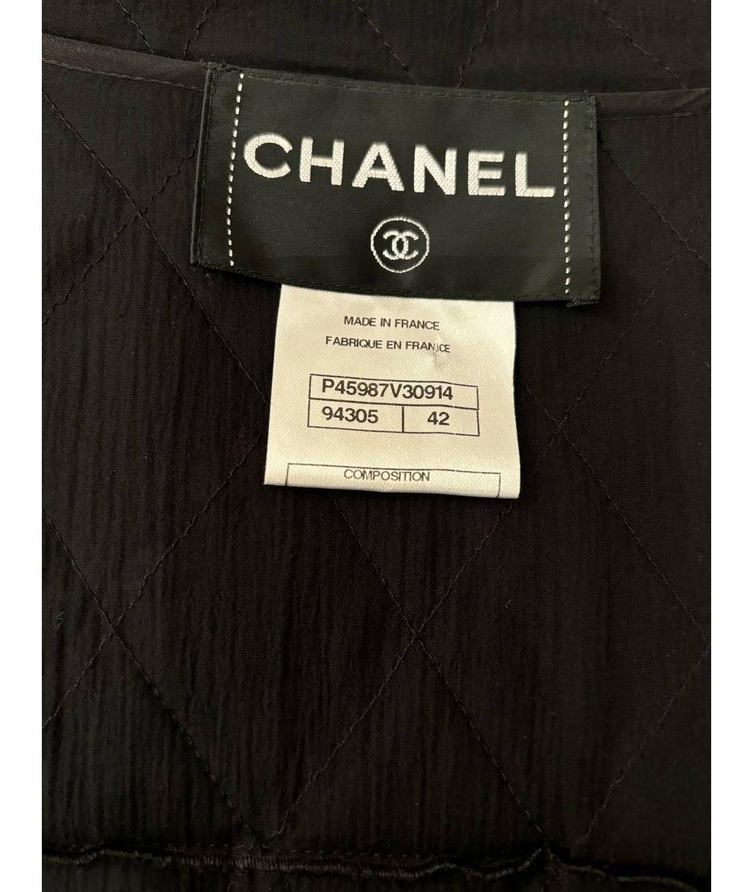 CHANEL Черный кардиган, фото 3